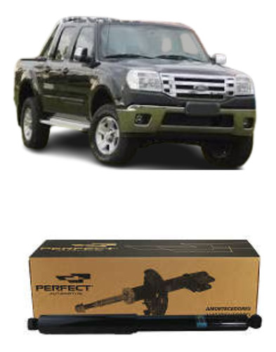 Amortecedor Traseiro Ford Ranger 1998 A 2012 