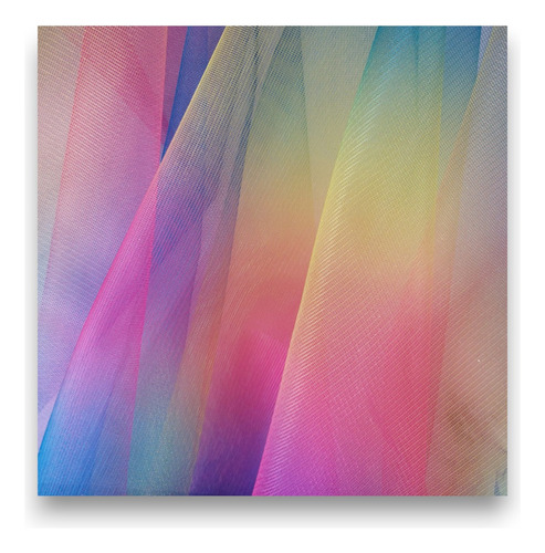 Tela Tul Arcoiris O Multicolor 1,50m X 1m