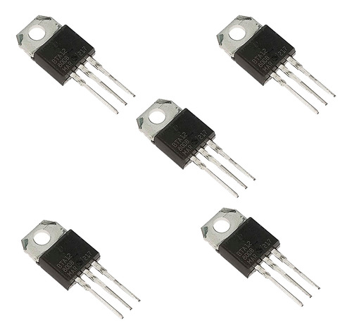 5 Pzas Bta12-800b Triac Potencia 800v 12a To-220