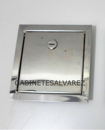 Puerta Llave De Agua Acero Inoxidable 15x15