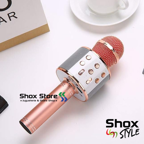 Microfono Inalambrico Karaoke Parlante Bluetooth Recargable