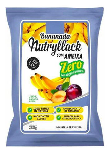 Bananada com Ameixa Zero Nutryllack 230g