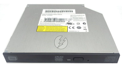 Imagem 2 de 6 de Gravador De Cd/dvd Para Notebook Ds-8a5s01c