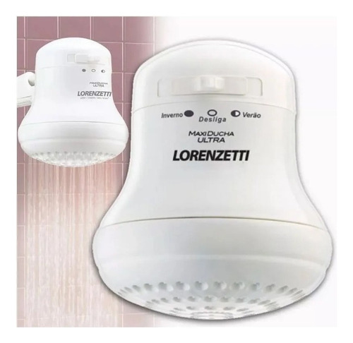 Maxi Ducha Ultra Lorenzetti 5500w  3t Ducha Elétrica 220v