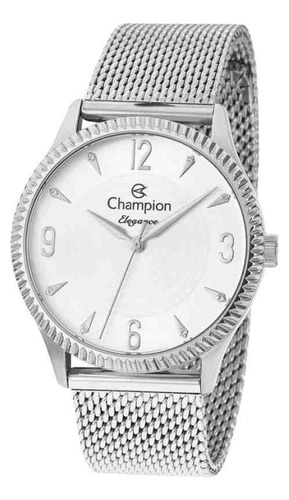 Relógio Champion Prata Feminino Cn26073ya Analógico 5 Atm