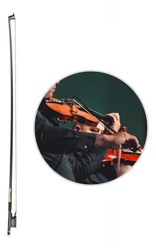 Nuevo violín arco profesional de fibra de carbono de 4/4 Cobre Montado pelos Caballo De Regalo 