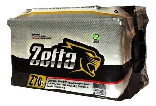 Bateria Zetta 12x75 63ah Vw Sharan 1.8 T Comfortline