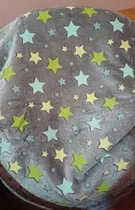 Comprar Manta Mágica Luminosa Con Corderito Modelo Estrellas 1 1\u002F2pl Gris Estrellas