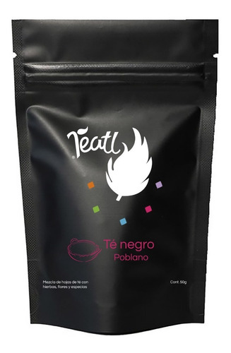 Teatl Té Negro Poblano (cacao, Especias Y Chile Guajillo)
