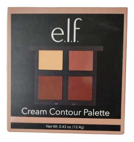 E.l.f., Paleta En Crema Para El Contorno De La Piel, 4 Tonos