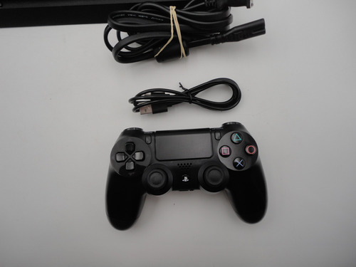 Ps4 Slim 500gb 10.01 Juego Y Control Funciona Al 100% Jet Black (Usado)