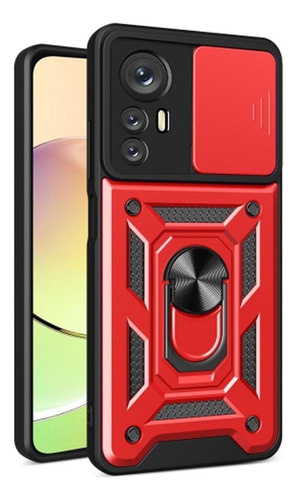 Protector Para Xiaomi Note 12s Rojo 3 En 1