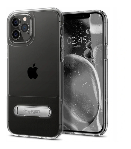 Case Spigen Slim Armor Para iPhone 12 / Pro / Max Con Apoyo 