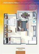 Apartamento À Venda, 46 M² Por R$ 227.000,00 - Caiçara - Praia Grande/sp - Ap5119