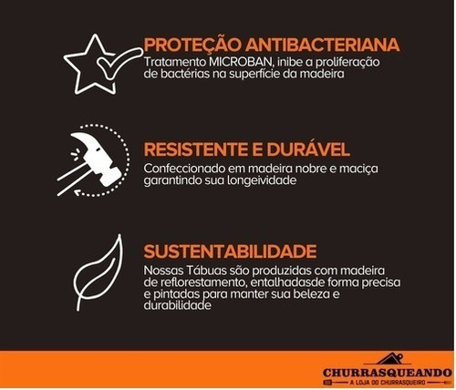 Imagem 7 de 9 de Tabua De Churrasco Carne Corte Rustica Bolacha Tora Madeira