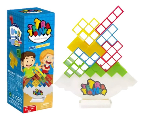 Set De Bloques Tetris De Equilibrio Didáctico Juego De Mesa