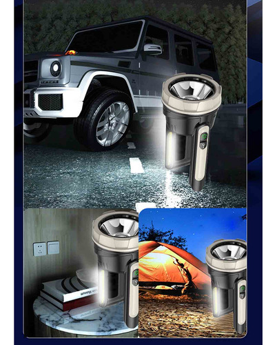 Linterna Spotlight, Foco Portátil De Alta Luminosidad, Led S