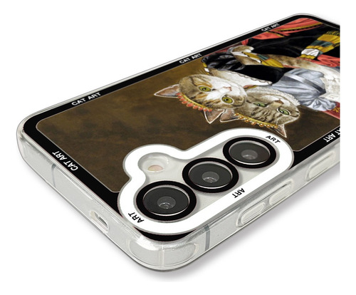 Funda De Teléfono Famous Paintings And Cat Art Para Samsung Galaxy S25 Ultra S24 Plus S22 S23 Fe S21 A55 A54 5g A15