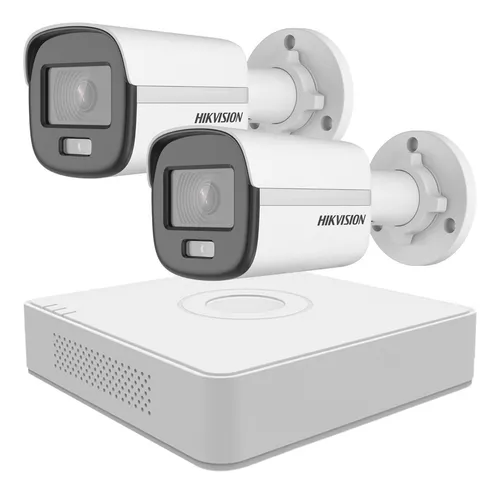 comprar Kit Ip Hikvision Nvr 4ch Poe + 2 Cam Ip 2mp Colorvu Martinez