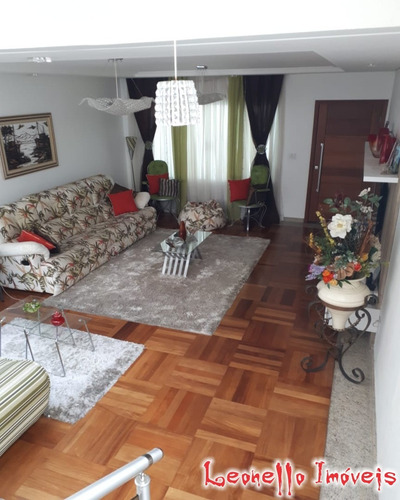 Imagem 28 de 30 de Sobrado Para Venda Com 175 M² Construídos Sendo 3 Suítes, Quintal Com Churrasqueira E 4 Vagas De Garagem! Vila Scarpelli Em Santo André, Sp. - Ca00104 - 70667135