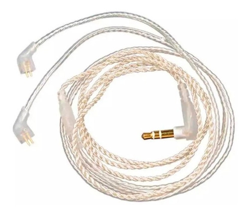 Imagen 1 de 6 de Cable Plata Para Audífonos Kz Zs3 Zs5 Zs6 Zst Ed12 Zs10 Zst