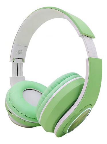 Fone De Ouvido Bluetooth Led Headphone Sem Fio Tws Stereo Cor Verde
