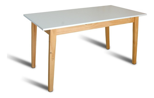 Imagen 1 de 3 de Mesa Nordica Escandinava 80x150 Comedor Cocina Melamina