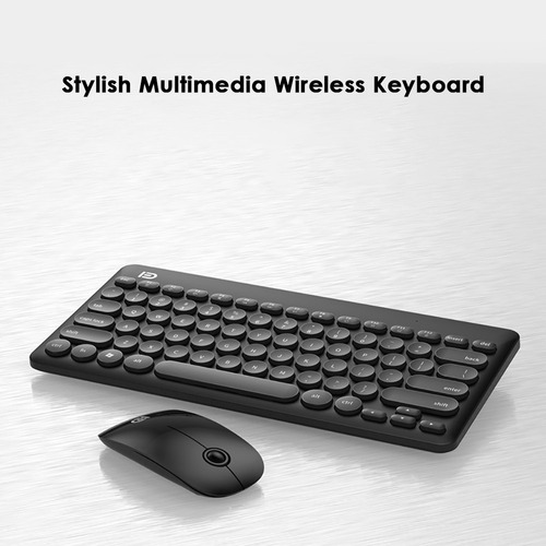 Fd Ik6620 Ultrafino 2.4g Teclado Sem Fio Set Mouse Gaming