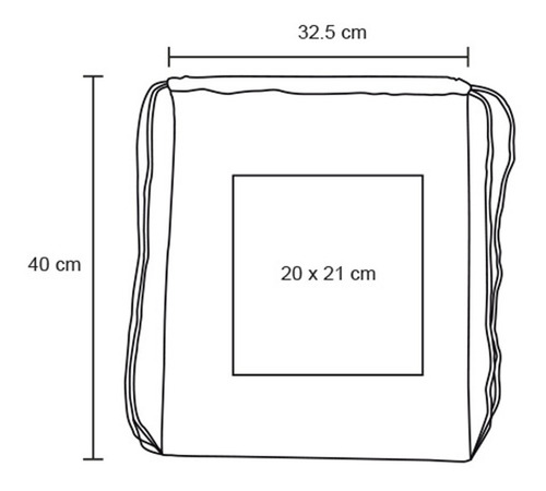 Imagen 4 de 8 de Morral De Algodón Cosido.
