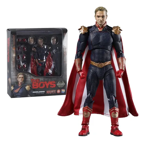 Modelo De Boneco De Ação Mafex 151 The Boys Homelander, Pres