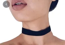 Comprar Collar Choker Gargantilla Gótico Cinta Terciopelo Negro