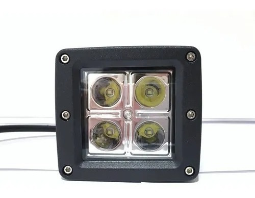 Faro Auxiliar Eversafe Cuadrado 4 Led 16w Universal 