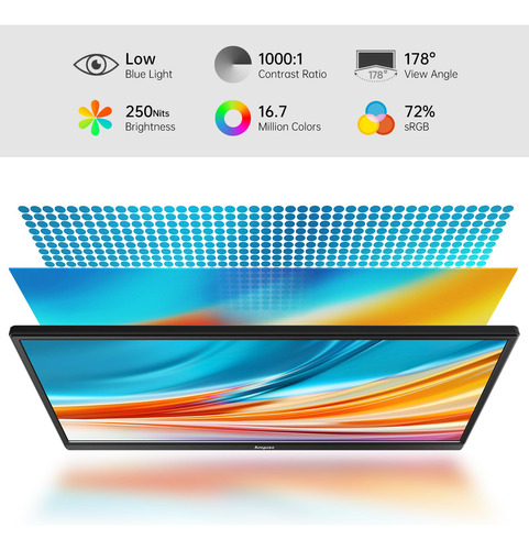 Monitor Portátil 15.6 1080p Usb-c Hdmi Ultra-slim