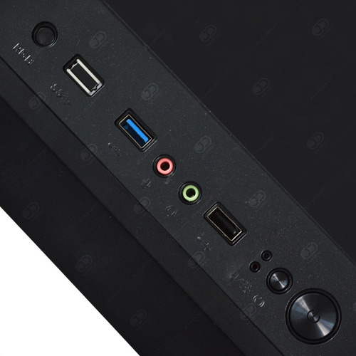 Imagen 8 de 9 de Gabinete Chasis Pc Gamer Vidrio Templado Caja Atx Sin Fuente