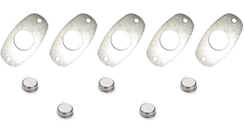 Kit 5 I-buttons Para Vigia Bastão Com Suporte De Fixação