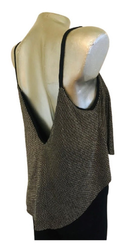 Imagen 1 de 9 de Blusa Crop Top Corto Irregular Suelta Sexy Fiesta Regalo