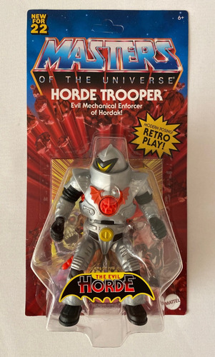 Horde Trooper Motu Origins Retro Mattel Wave8 Carton Unpunch (Usado)