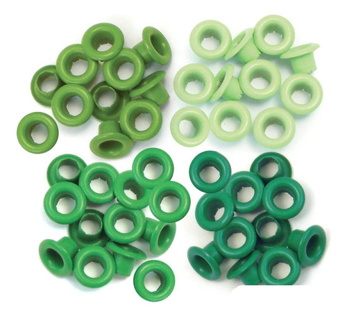 Scrapbook 60 Ojillo Eyelet Estándar Verde Crop A Dile Decora