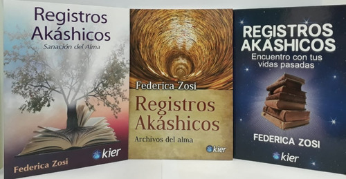 Pack X3 Libros Registros Akashicos Federica.zosi- Kier