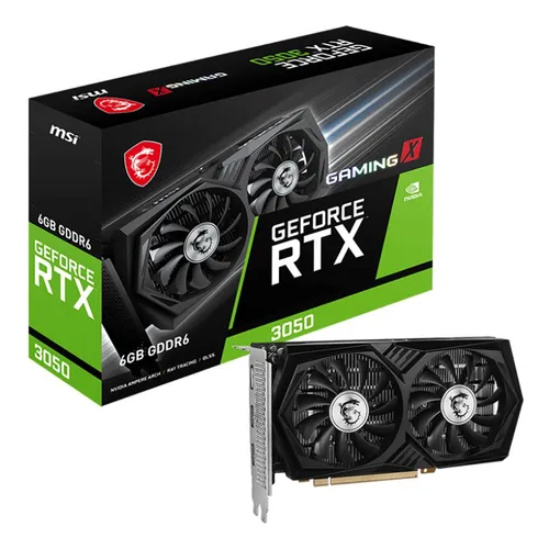 Msi Placa Grafica Rtx 3050 Gaming X 6gb Gddr6 912-v81 Ppct