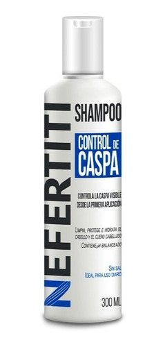 Nefertiti, Shampoo Control De Caspa 2 En 1 Libre De Sal