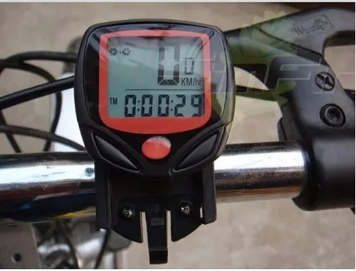 Imagem 1 de 4 de Ciclo Computador Velocímetro Bike  À Prova D'água 15 Funções