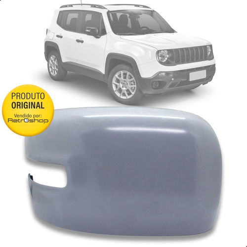 Capa Para Retrovisor Jeep Renegade 2016 A 2021 Fundo Primer