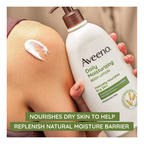 Loção Corporal Hidratante Diária Aveeno Com Aveia E Aveia