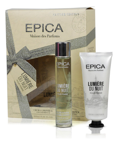 Epica Glitter Lumiere Du Nuit Set Crema Corporal + Perfume