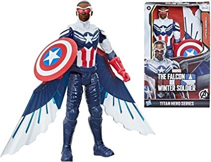 Hasbroseries Titan Hero Series Captain America (falcon) -