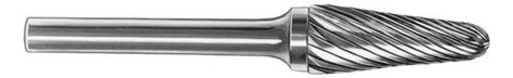 Lima Rotativa Metal Duro 8x20 Cone T/arredondado Duplo Corte