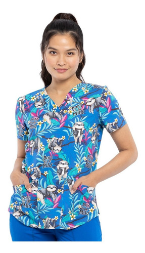 Top De Uniforme Clínico Cherokee Ck652 Yaft «diseño»