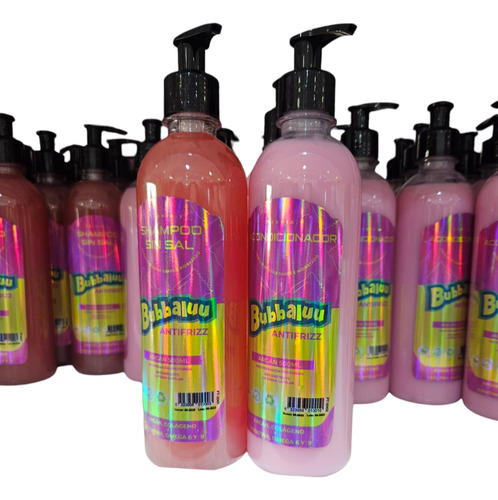 Pack Shampoo Acondicionador Y Crema Bomba Nutritiva Bubaluu