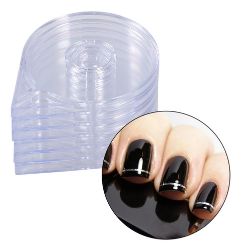 Estuche Para Rayar Uñas, Juego De 6 Unidades, Soporte Para P
